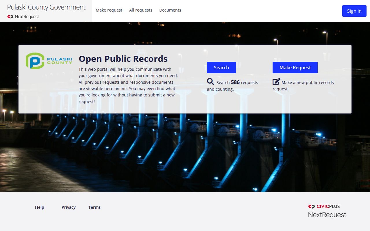 Jacksonville people search Pulaski NextRequest portal