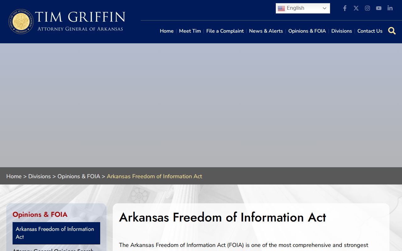 Jacksonville public records Arkansas FOIA overview